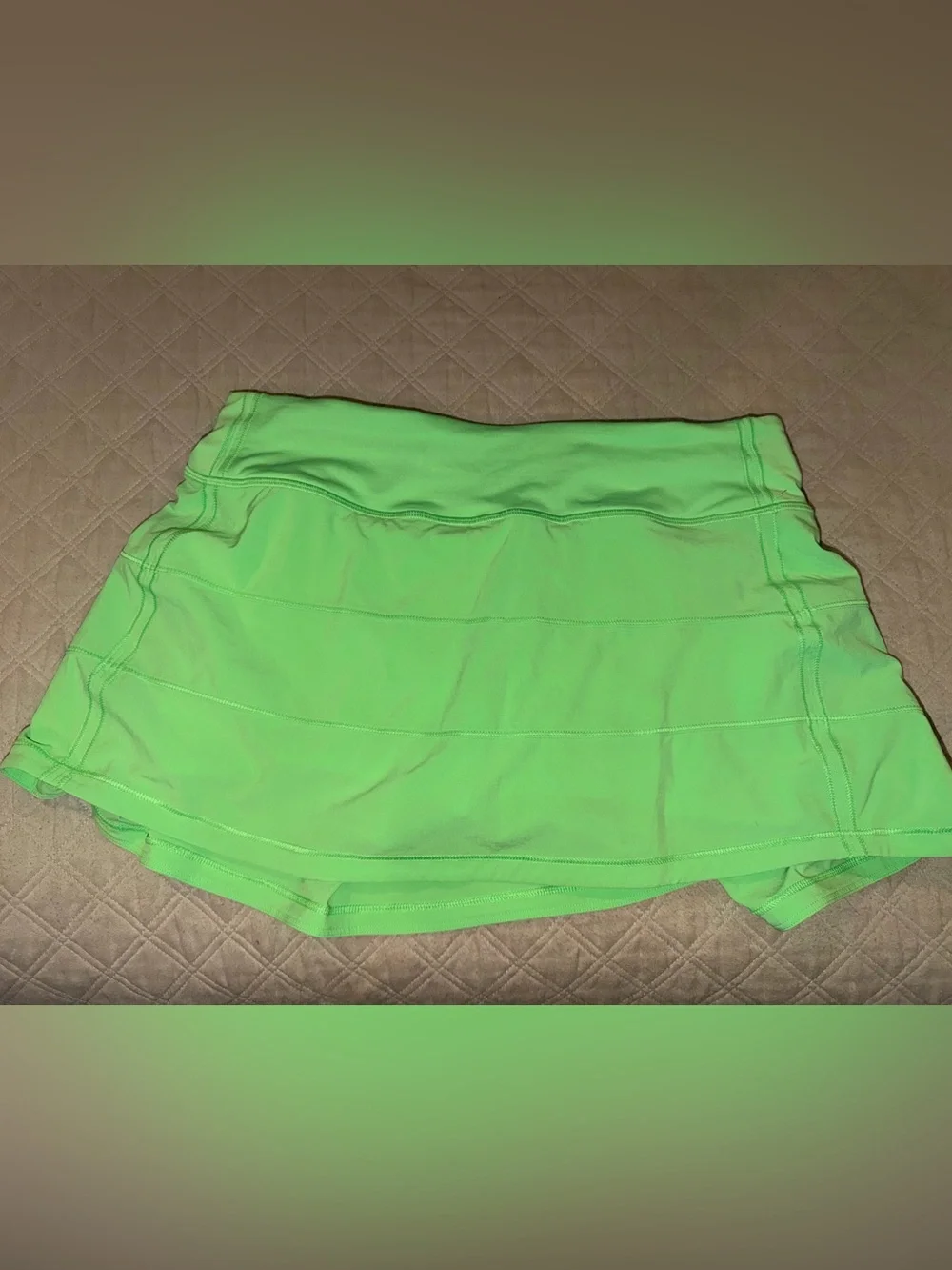 Lululemon Green Pace Rival skirt - Picture 1 of 3